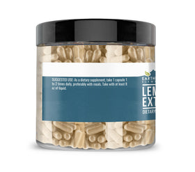 Extrait de Mélisse Earthborn Elements 200 Capsules vue arrière avec ingrédients