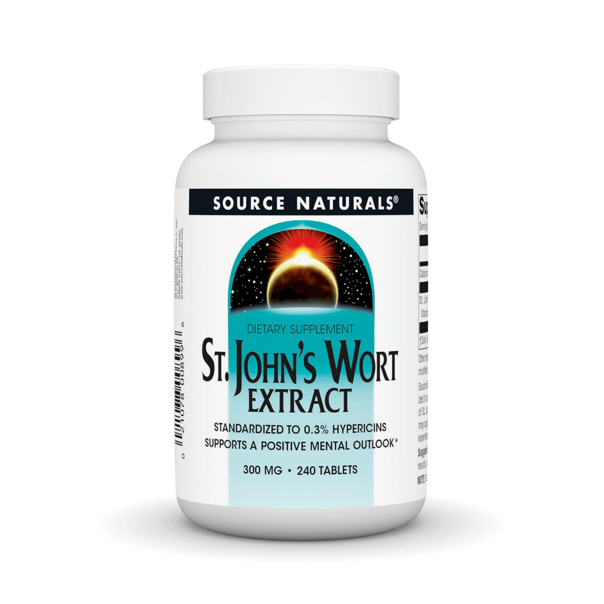 Extrait de Millepertuis Source Naturals 300 mg, emballage avant