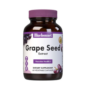 Extrait de pépin de raisin BlueBonnet 60 capsules végétales, vue avant