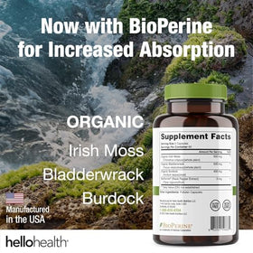 Extrait de poivre noir BioPerine sur les capsules de Mousse de Mer