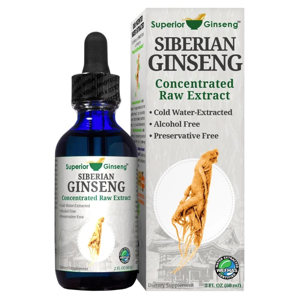Extrait de racine de ginseng sibérien 150g en bouteille en verre