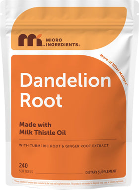 Extrait de racine de pissenlit Micro Ingredients 1000mg gélules avant