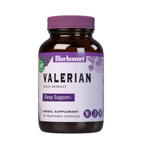 Extrait de racine de valériane BlueBonnet 250 mg, gélules frontales