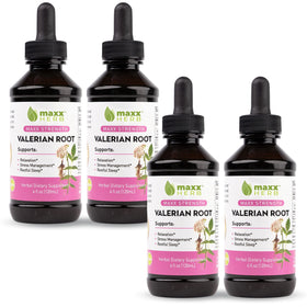 Extrait de racine de valériane Maxx Herb, bouteille de 120 ml, vue avant