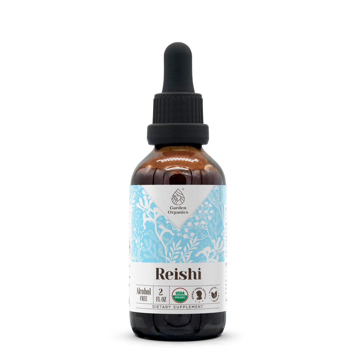 Extrait de Reishi bio sans alcool Garden Organics 60 ml vue avant