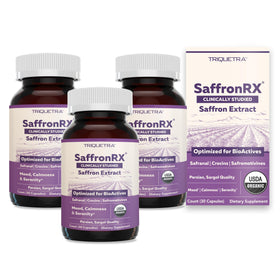 Extrait de Safran Biologique Triquetra Health, emballage avant