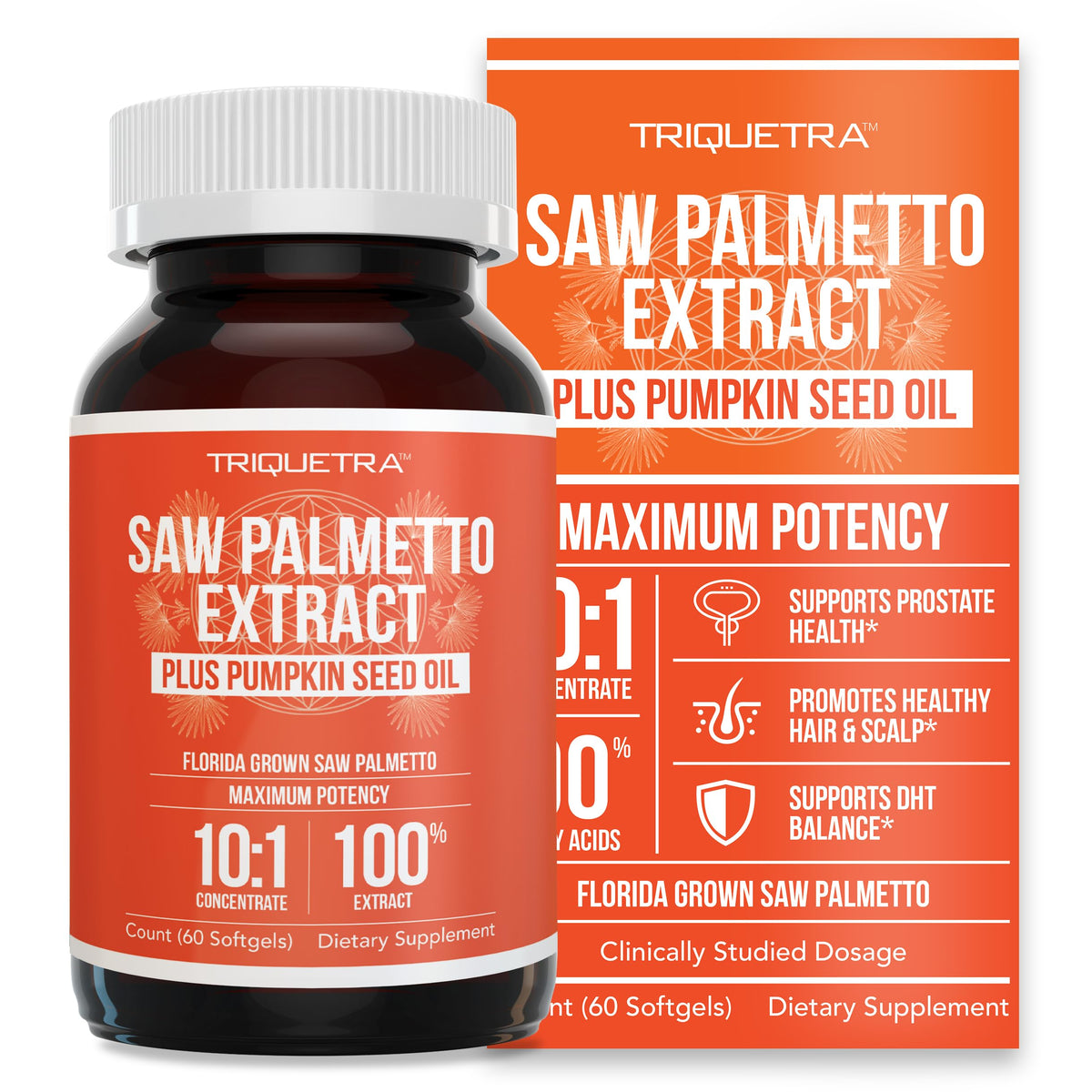 Extrait de Saw Palmetto Triquetra Health gélules avant vue