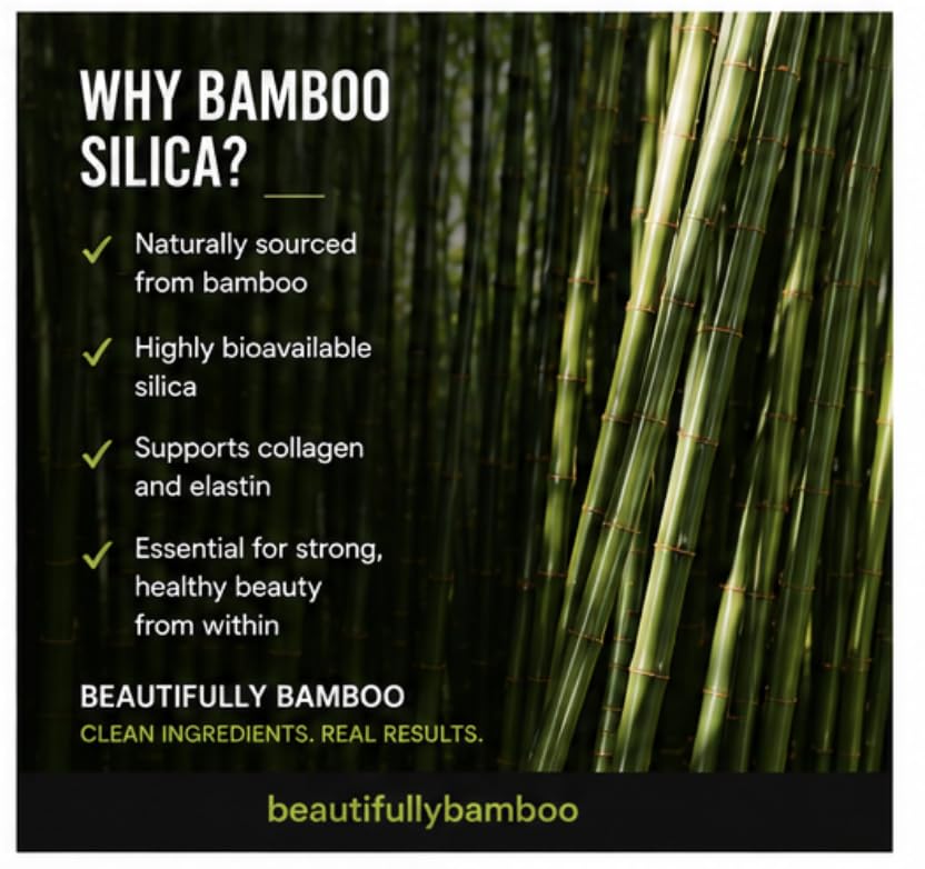 Extrait de silice de bambou Beautifully Bamboo en vue de face