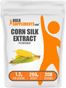 Extrait de Soie de Maïs BulkSupplements 250g vue de face