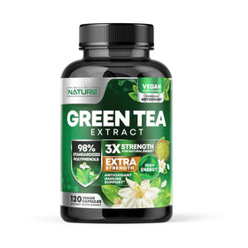 Extrait de Thé Vert 1000mg Built by Nature, vue de face de l'emballage