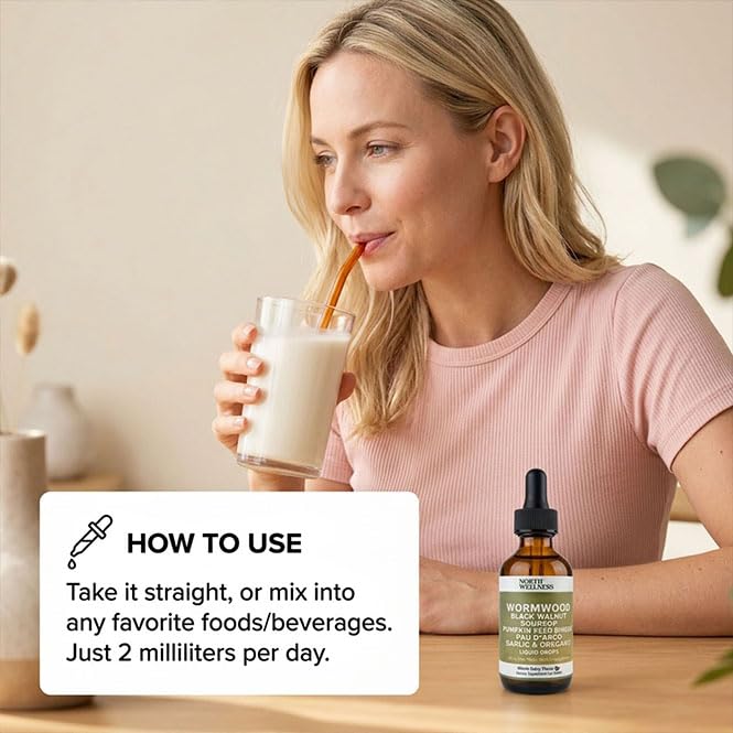 Extrait Herbal Inner Cleanse 60ml avec des herbes autour
