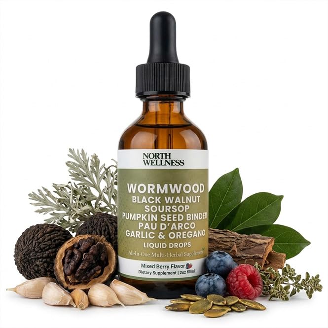 Extrait Herbal Inner Cleanse 60ml de North Wellness, vue avant