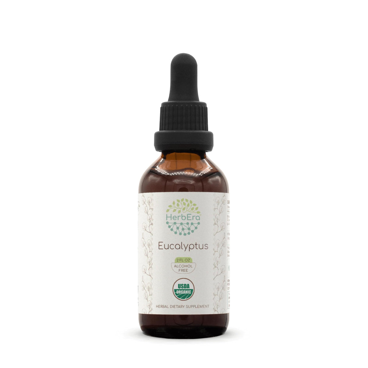 Extrait liquide d'eucalyptus HerbEra 136g vue avant avec étiquette