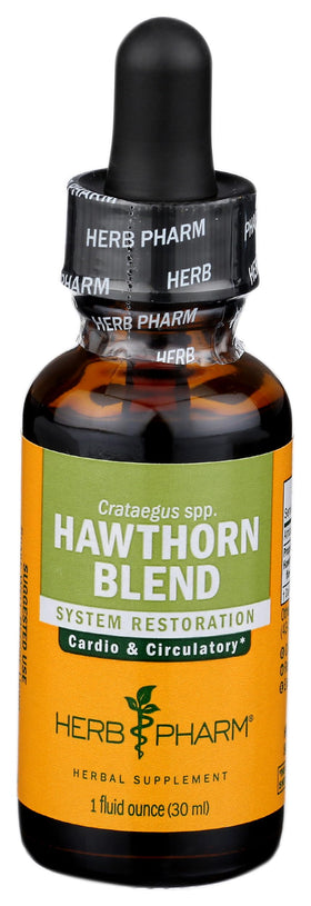 Extrait liquide de Aubépine Herb Pharm sur fond blanc