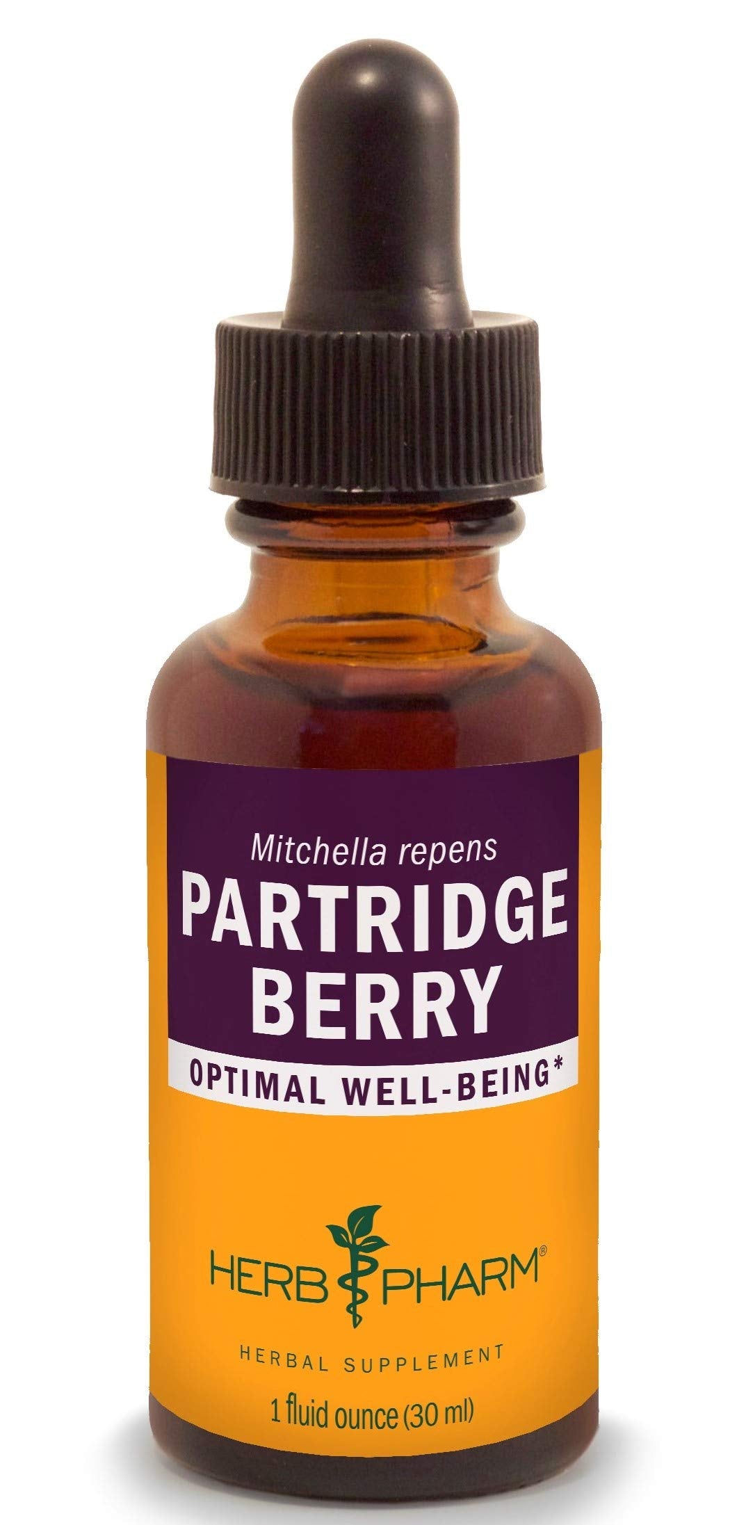 Extrait liquide de baie de perdreau Herb Pharm 30 ml vue de face