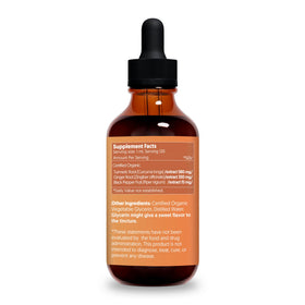 Extrait liquide de curcuma HERBANA sur fond de cuisine