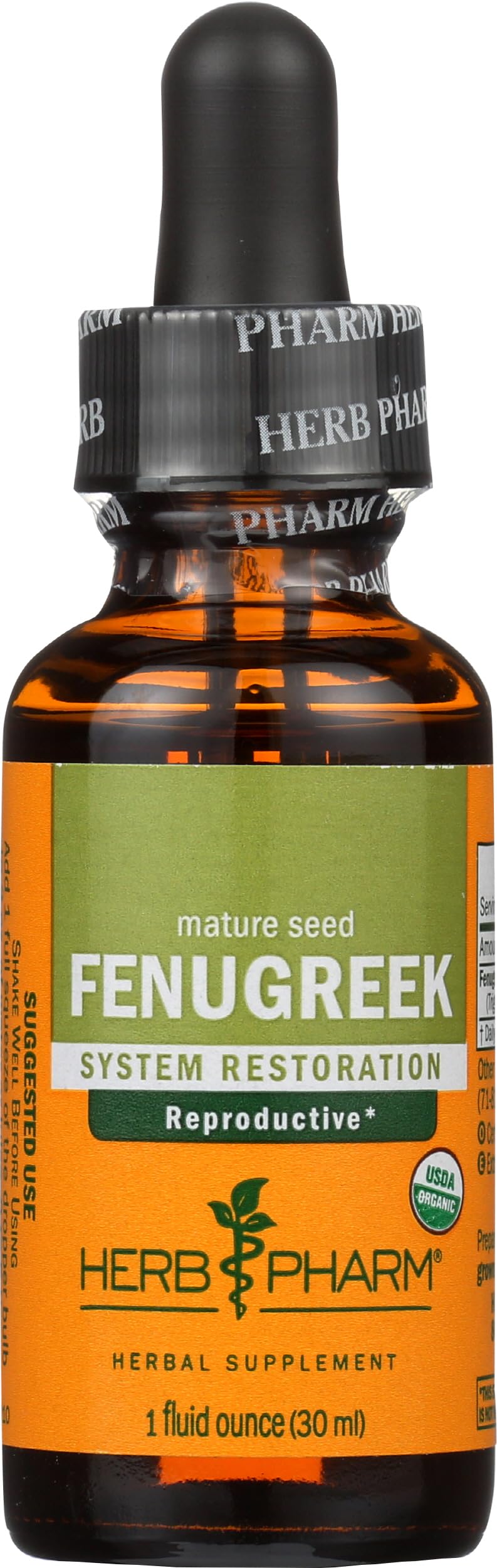 Extrait liquide de fenugrec Herb Pharm 30 ml vue avant