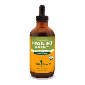 Extrait liquide de Gattilier Herb Pharm, flacon de 120 ml avec étiquette