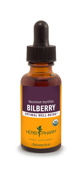 Extrait liquide de myrtille Herb Pharm 30 ml en bouteille