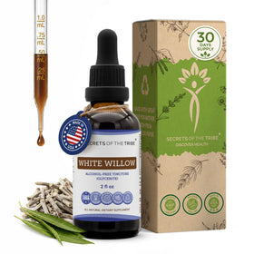 Extrait liquide de saule blanc Secrets of the Tribe 60 ml vue avant