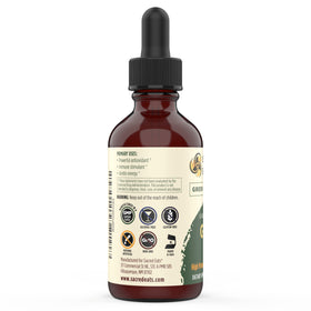 Extrait liquide de thé vert Sacred Eats avec compte-gouttes