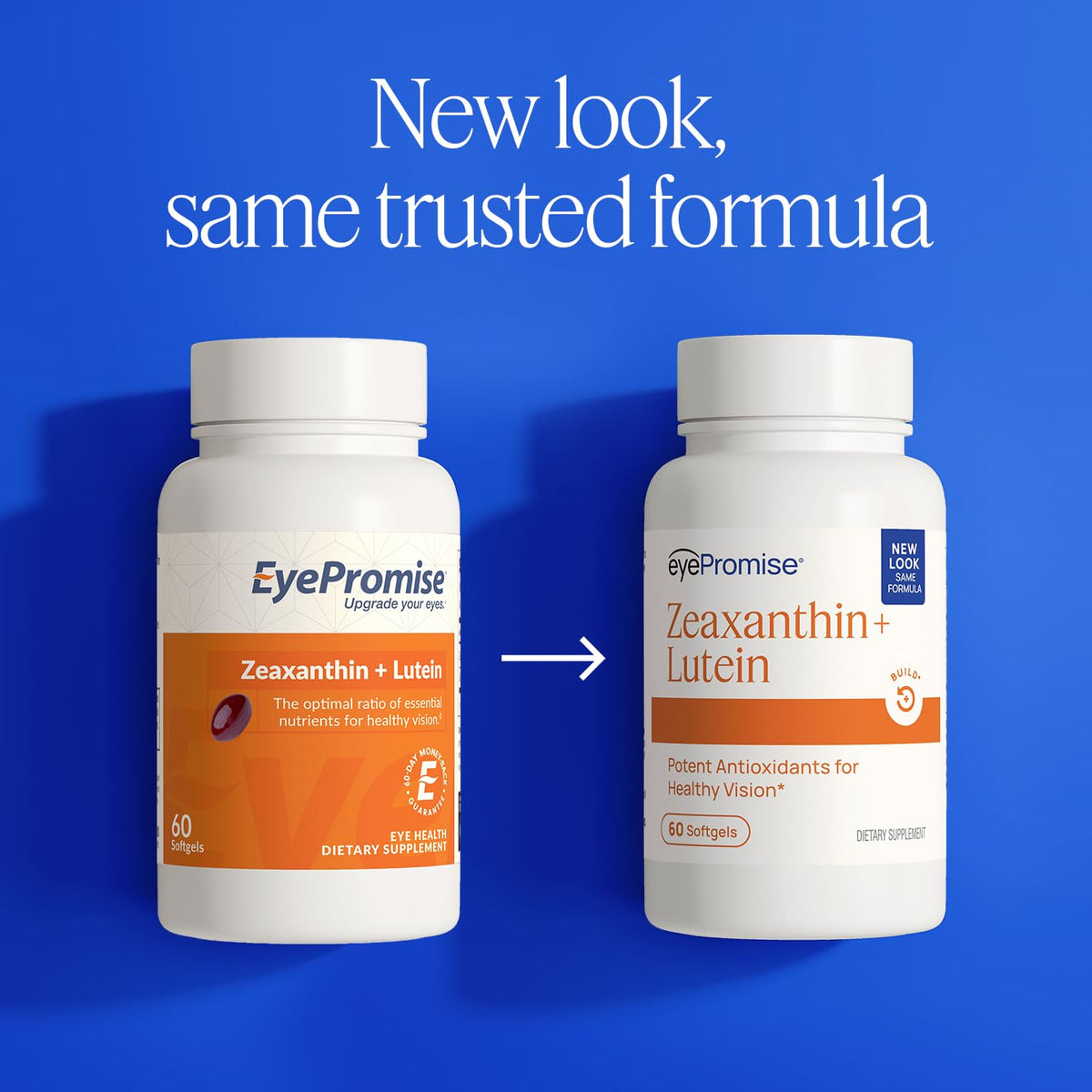 EyePromise Luteine et Zeaxanthine 60 capsules arrière