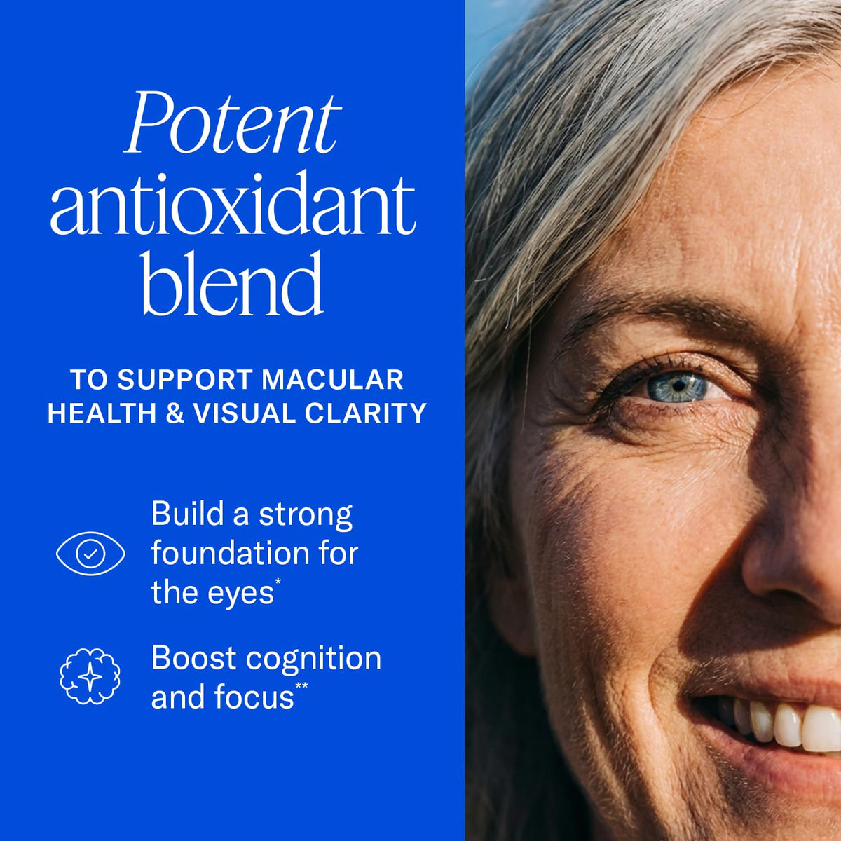 EyePromise Luteine et Zeaxanthine 60 capsules côté