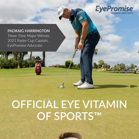 EyePromise Screen Shield gélules à côté d'un ordinateur