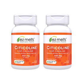 EZ Melts Citicoline 500 mg comprimés dissous modèle fraise