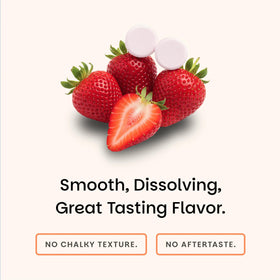 EZ Melts Citicoline avec un verre d'eau