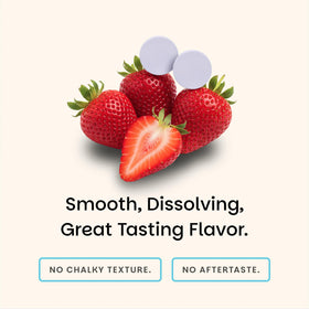 EZ Melts Complément Alimentaire - Comprimés en forme de fraise
