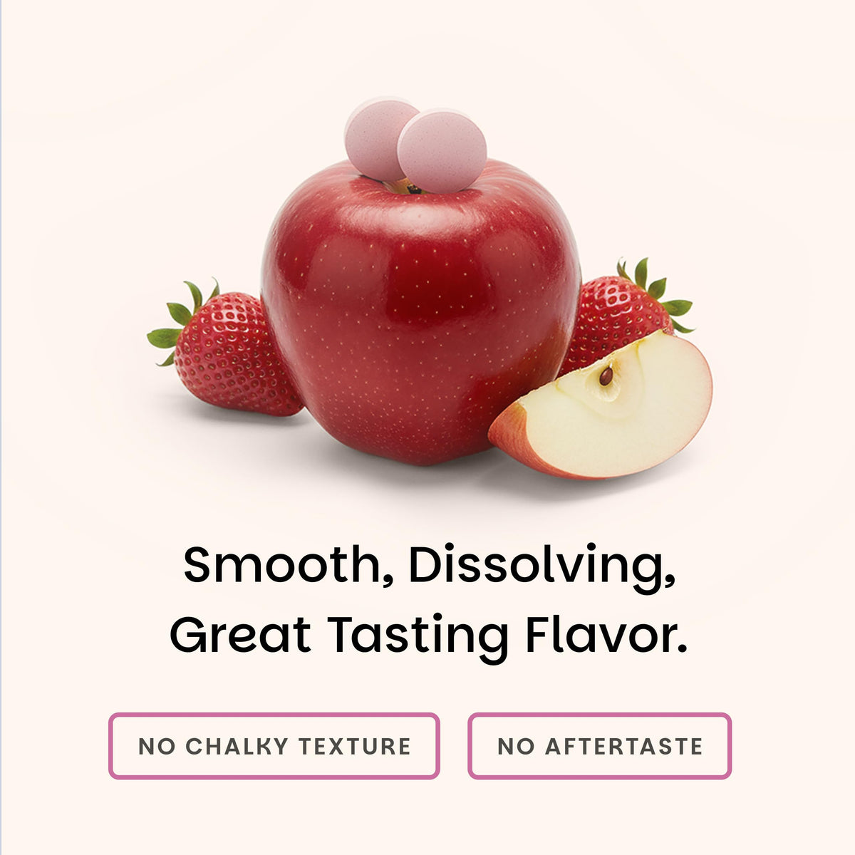 EZ Melts Kombucha Dissolvables 250 mg, Pomme Baie, ingrédients listés
