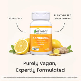 EZ Melts Kombucha Dissolvables 254 mg, prise de comprimés