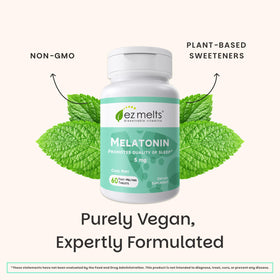 EZ Melts Melatonine 5 mg, vue de côté