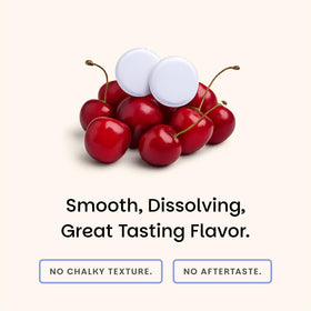 EZ Melts Multivitamine sur fond coloré