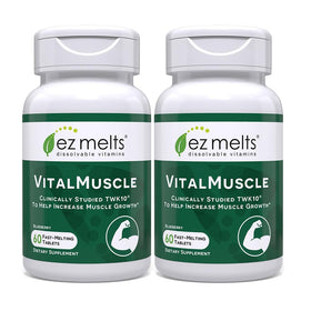 EZ Melts VitalMuscle 120 comprimés goût myrtille, vue de face