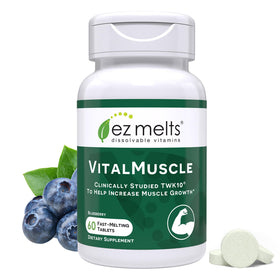 EZ Melts VitalMuscle 60 comprimés myrtille, vue de face