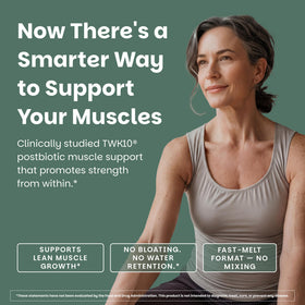 EZ Melts VitalMuscle comprimés à dissoudre dans une main