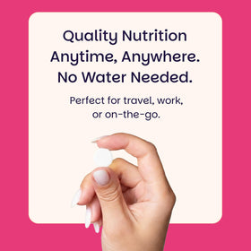EZ Melts Vitamine B1 Dissolvante 25 mg, boîte ouverte avec comprimés