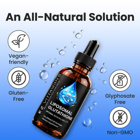 EZ VITAMINS Glutathione Liposomal Liquide 60 ml avec ingrédients