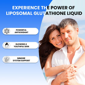 EZ VITAMINS Glutathione Liposomal Liquide 60 ml sur une table