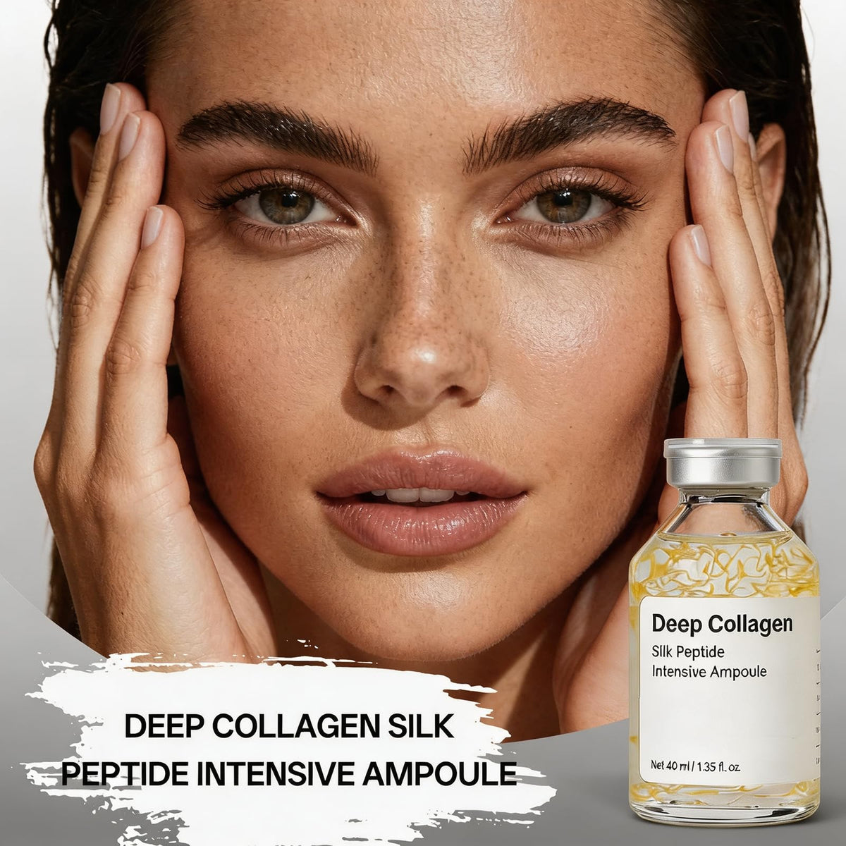 EZBNG Ampoule de Collagène Profond au Peptide de Soie - ensemble de 2 pièces