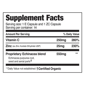 EZC Pak 5 Jours Système de Soutien daily wellness contenu des capsules