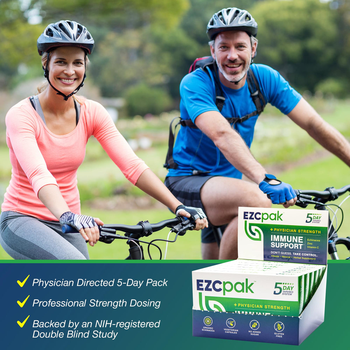 EZC Pak 5 Jours Système de Soutien daily wellness en usage quotidien