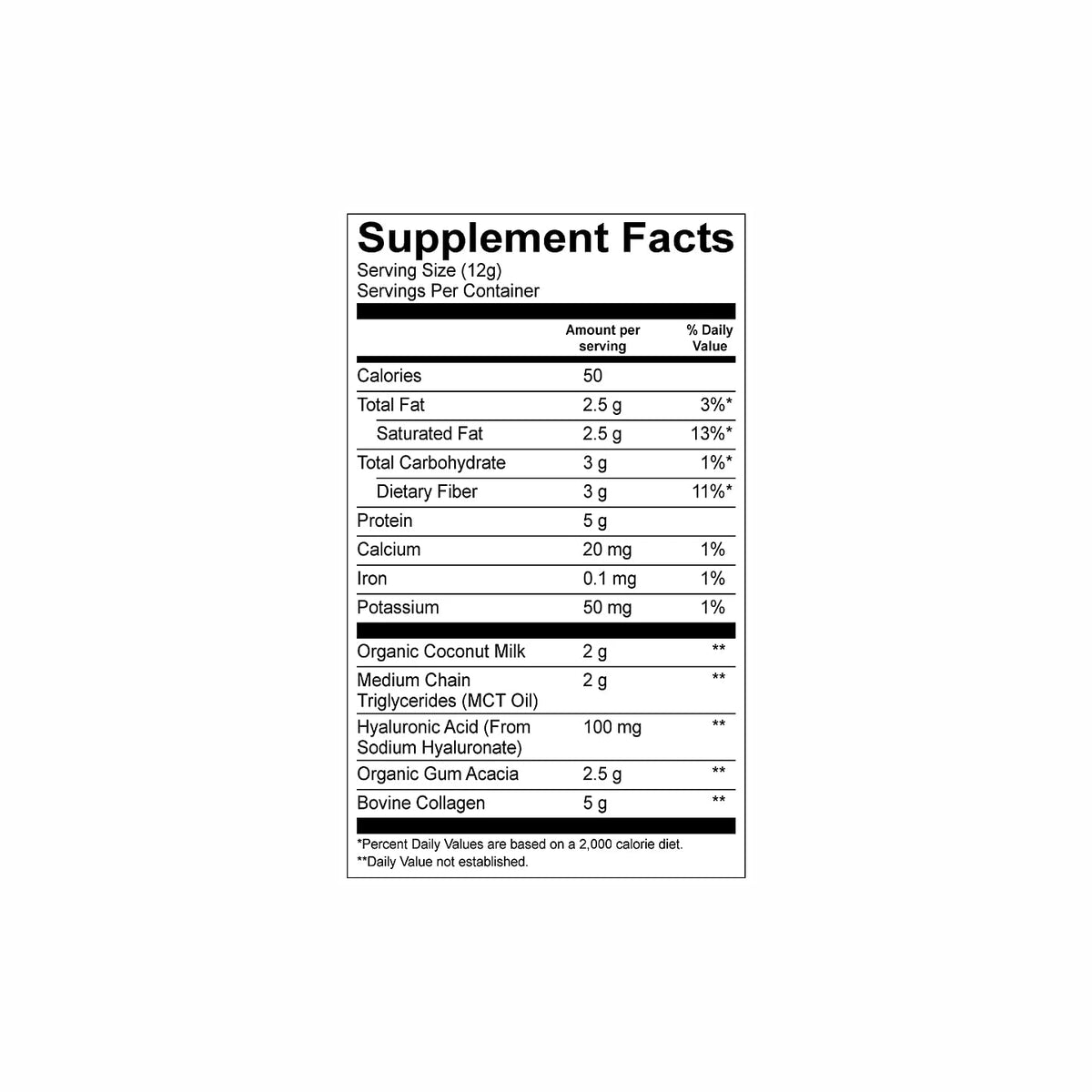 Fabula Crème à Café Collagène 281g en préparation dans une tasse