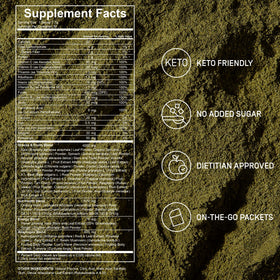 FACTOR FORM Daily Greens étiquette montrant les ingrédients