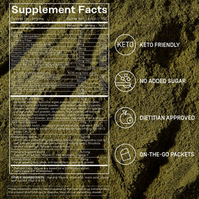 FACTOR FORM Daily Greens Poudre Super-aliment sachets en main