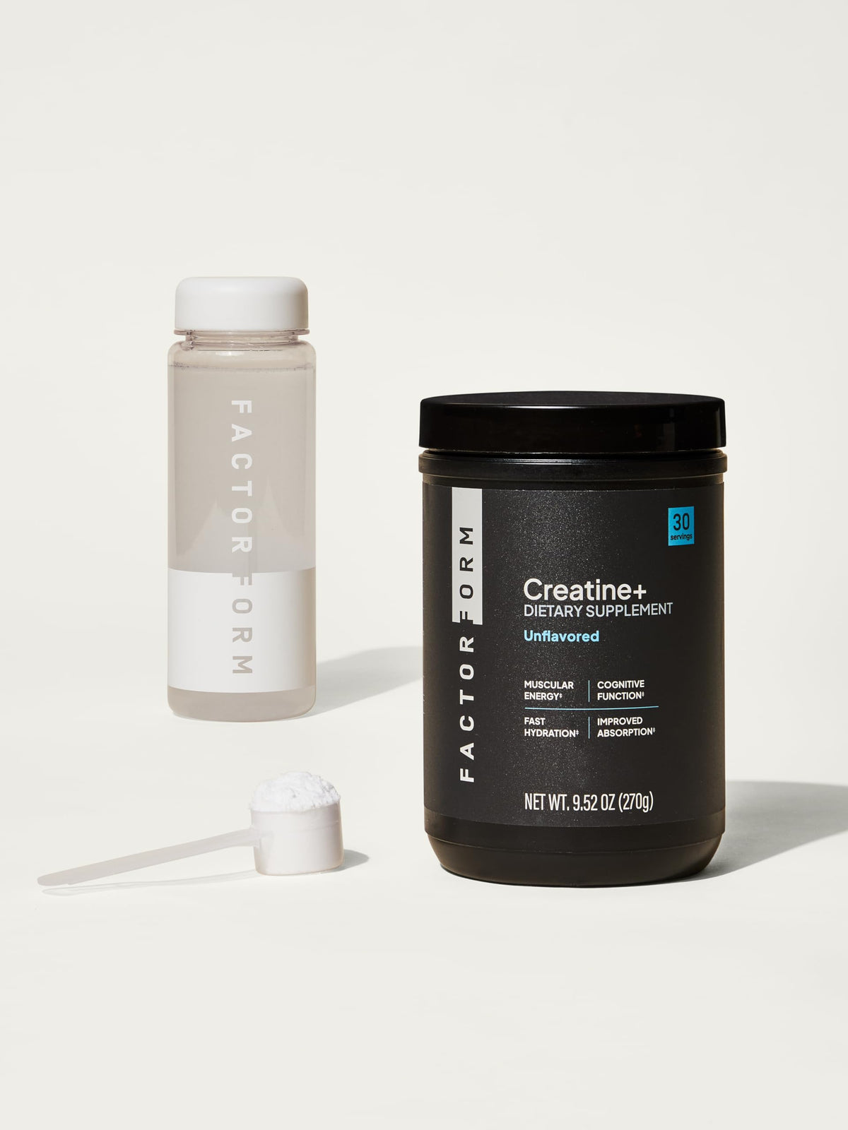 FACTOR FORM Poudre de Créatine Micronisée 349g avec noix de coco