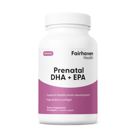 Fairhaven Health DHA Prénatal 90 gélules vue de face