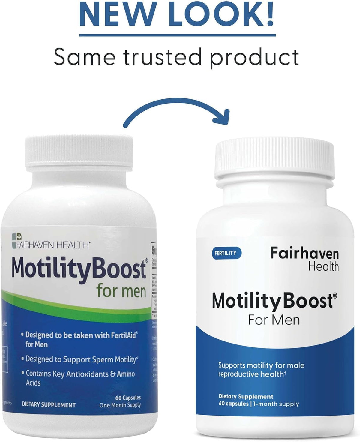 Fairhaven Health MotilityBoost 60 Capsules avec d'autres compléments alimentaires